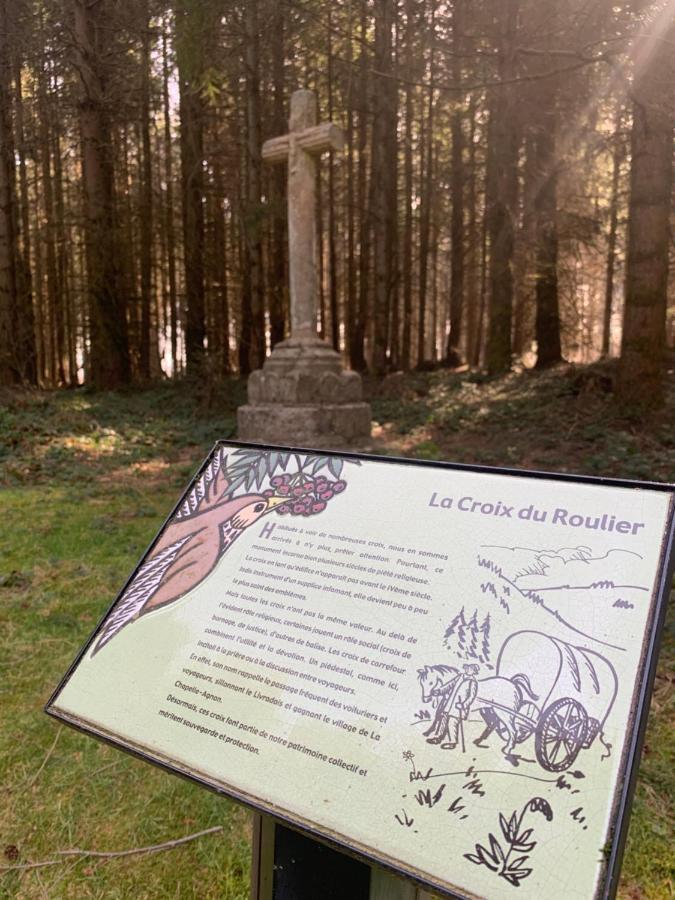 Gite " Oree Des Bois" Vertolaye Exterior photo